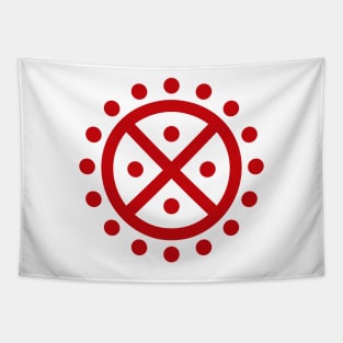 Scandinavian Sun Wheel Tapestry