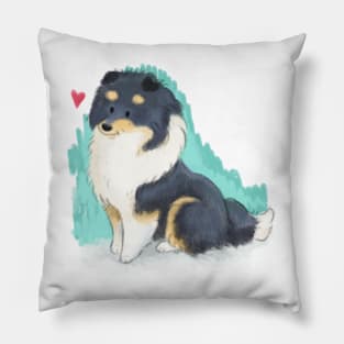 Tri Collie Pillow