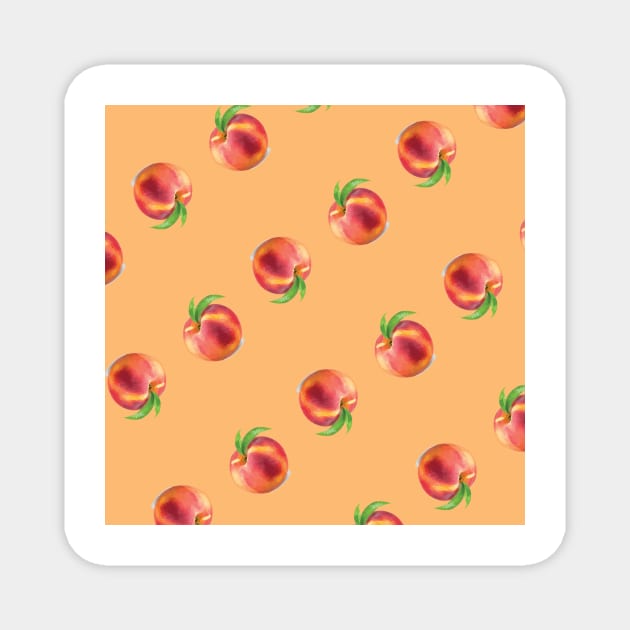 Summer peaches Magnet by oscargml