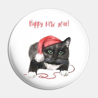 Merry Catmas Pin