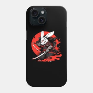 rabbit samurai Phone Case