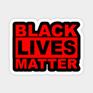 Black Lives Matter Logo (Red) Magnet