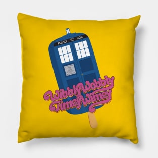 Wibbly Wobbly Timey Wimey Pop Pillow