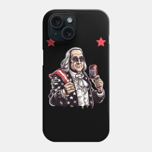 Funny 4th of July Ben Drankin Patriotic Phone Case