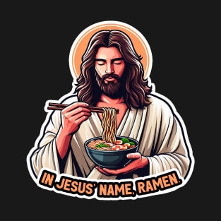 In Jesus Name Ramen T-Shirt