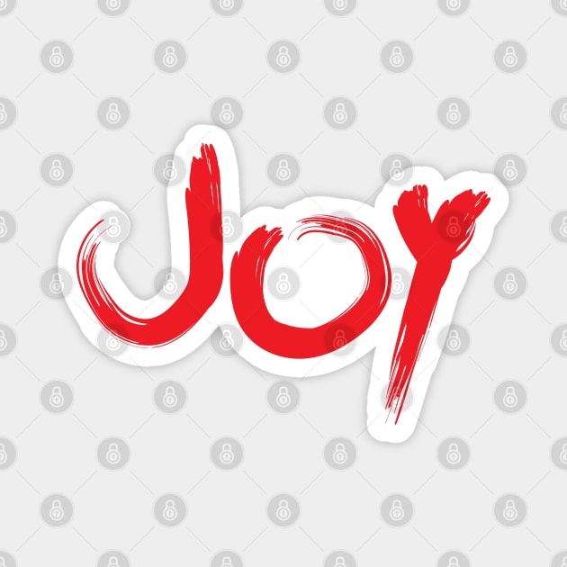 Joy (red) Magnet by tuamtium