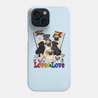 Pugs for Pride Phone Case