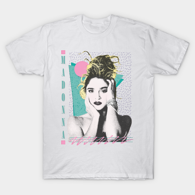 Madonna // Original 80s Vintage Style Design - Madonna - T-Shirt