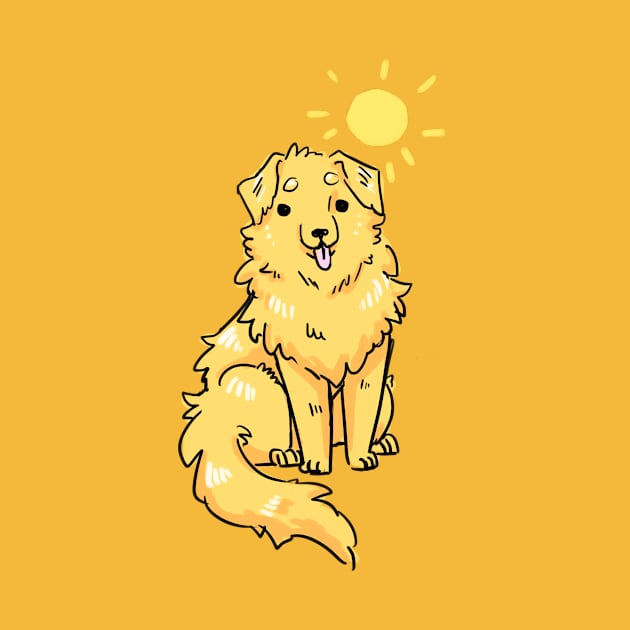 Doodle Golden by Dragon_doggo