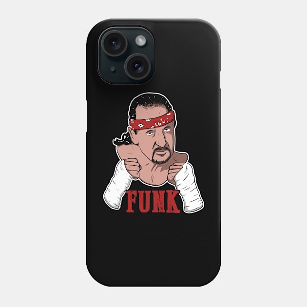 Terry Funk Phone Case by Black Snow Comics