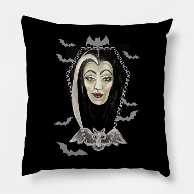 Lily of the Night Halloween Pillow by ArtisticEnvironments