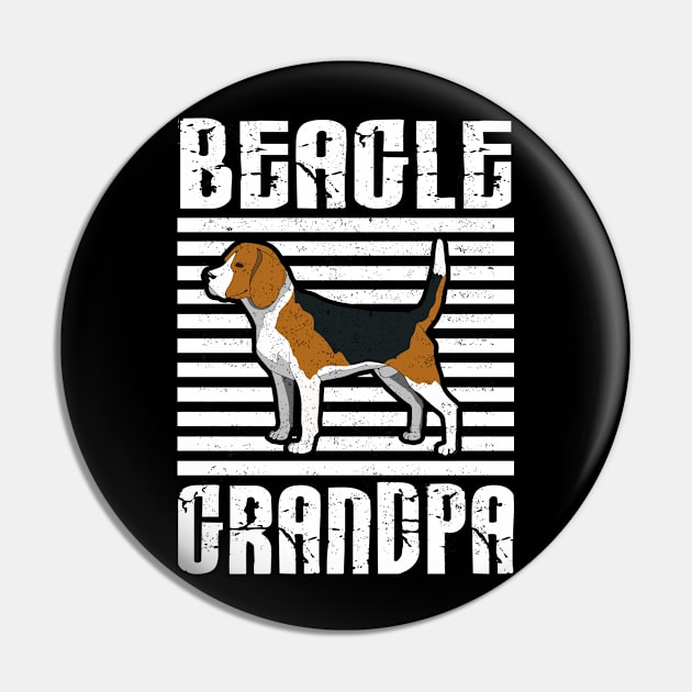 Beagle Grandpa Proud Dogs Pin by aaltadel