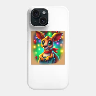 Cute Kangaroo Drawing Phone Case