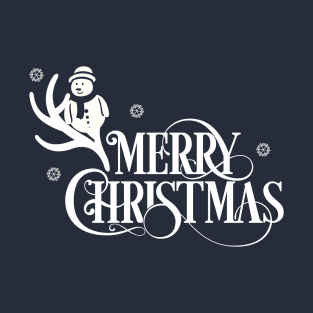 Merry Christmas Snowball With Cute Santa - Merry Christmas Gift T-Shirt