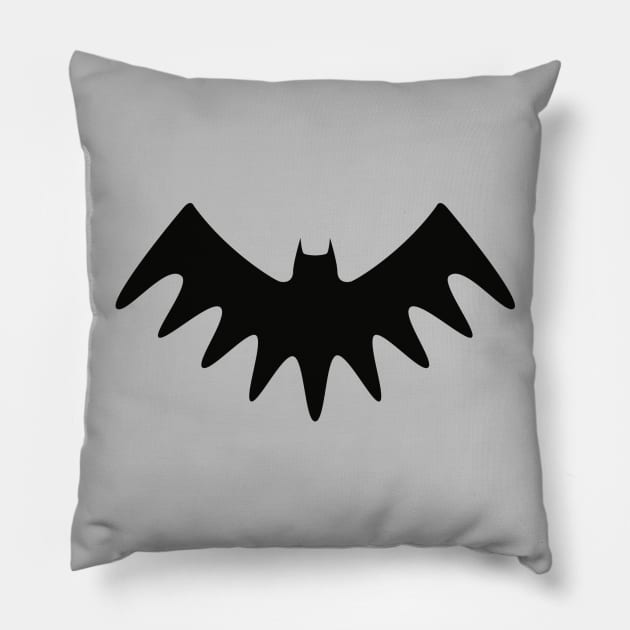 1966 Screen Test Bat Pillow by PapaBat