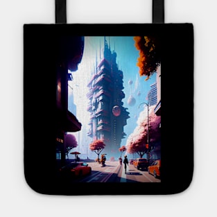 The Fantasy Futuristic City. Tote