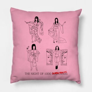 The Night of 1000 Madonnas (Kimonos) Pillow