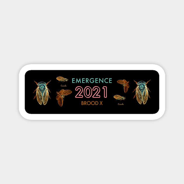 Cicada Emergence 2021 Magnet by ArtisticEnvironments