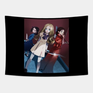 horror girls Tapestry