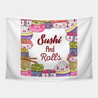 sushi and rolls Tapestry