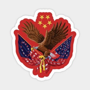 BALD EAGLE- U.S VETERANS Magnet