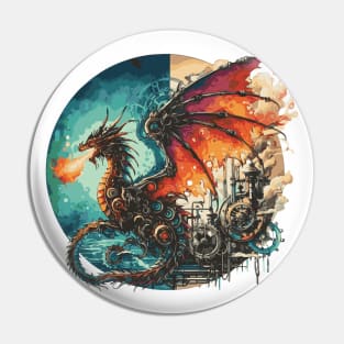 Year of the Dragon SteamPunk Pin