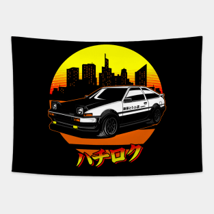 Toyota AE 86 Takumi Tofu Tapestry