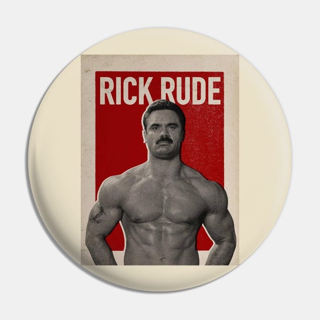 Rick Rude Vintage Pin by nasib