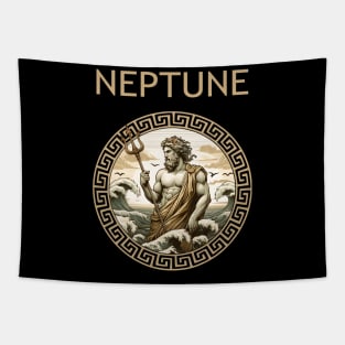 Neptune Roman God of the Sea Tapestry