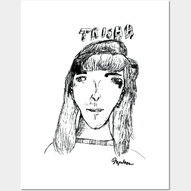 Pencil Sketch Of Actress Trisha | DesiPainters.com
