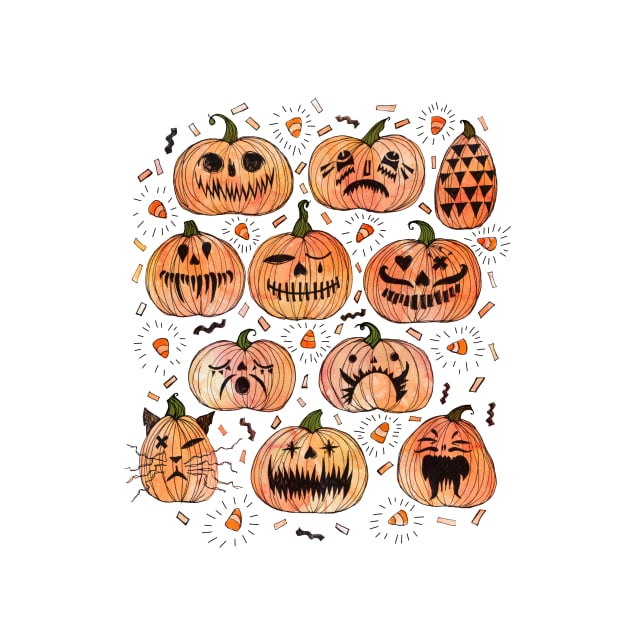 Pumpkin Party by InkedinRed