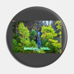 Bridal Veil Falls in Spearfish Canyon Pin