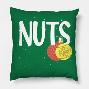 Chest Nuts Couple Christmas funny gift Pillow