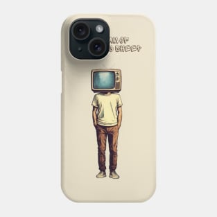 Tv Head I Dream Of Electric Sheep Phone Case