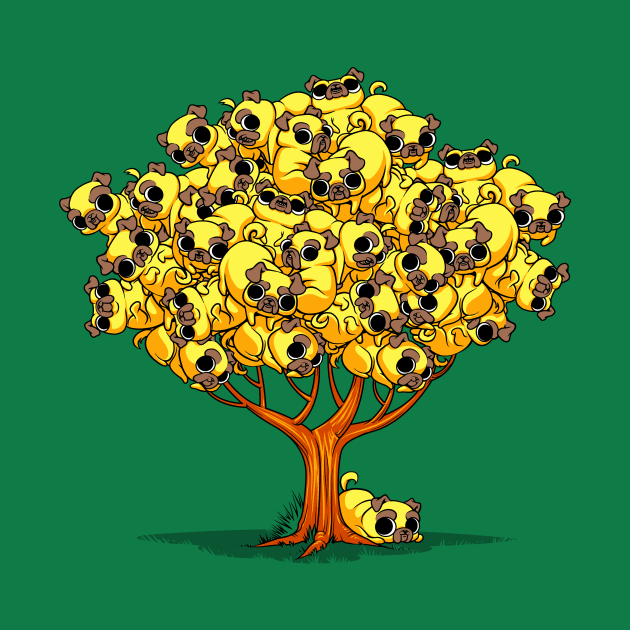 Pug Tree by Tobe_Fonseca