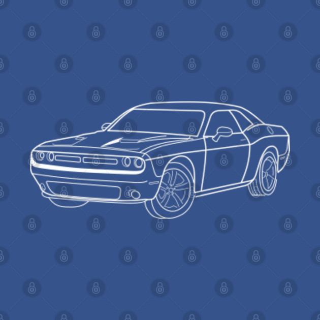 Discover Dodge Challenger - Cars - T-Shirt