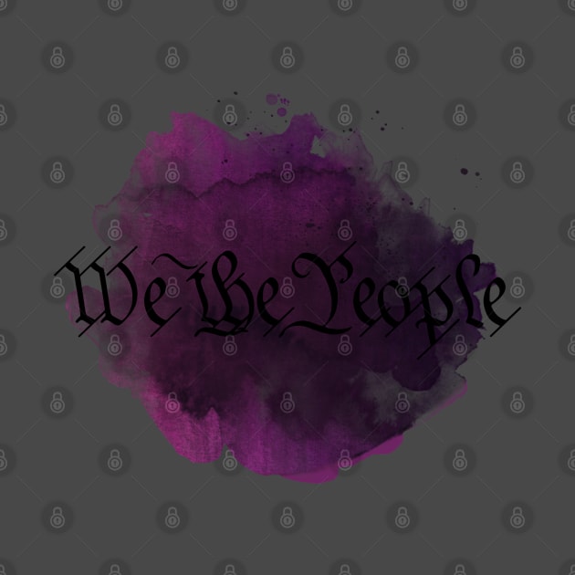 We The People Purple by Digital.arrior.designs