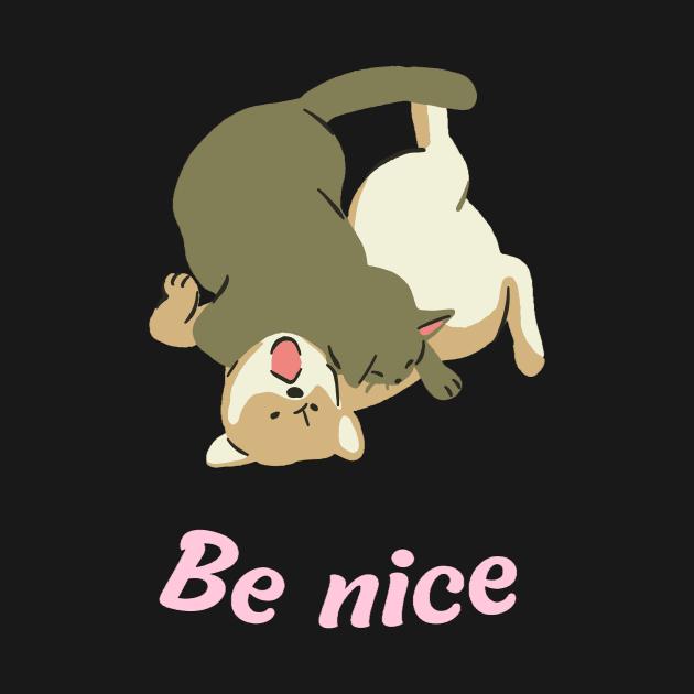 Be nice like cat and dog by SkyisBright