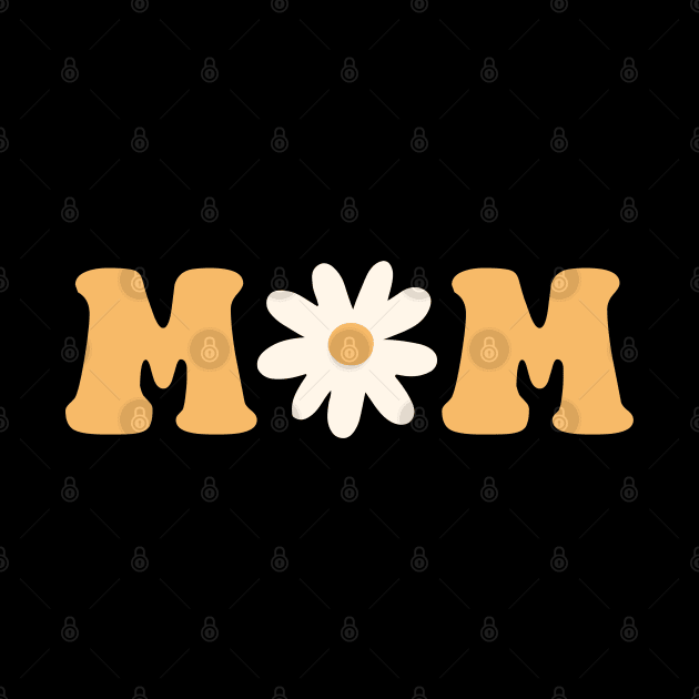 Retro Mom with daisy by la'lunadraw