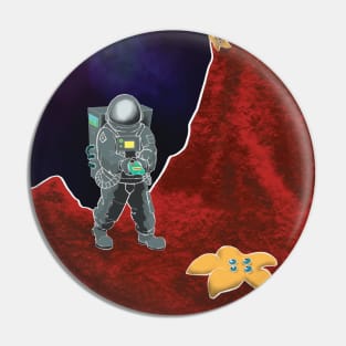 Space Man Pin