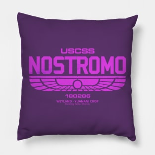 USCSS Nostromo Vintage Original Aesthetic Tribute 〶 Pillow