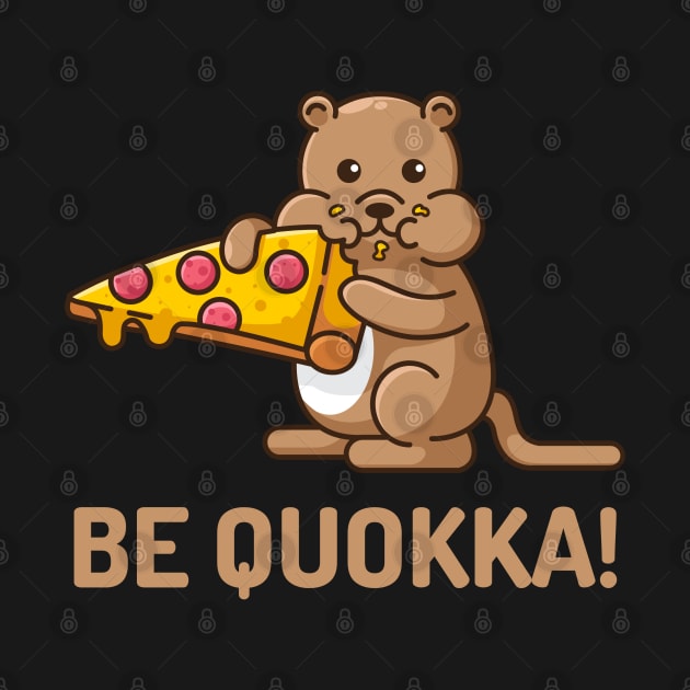 Quokka eats pizza by TigrArt