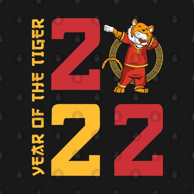 Year Of The Tiger 2022 - Happy Chinese Lunar New Year 2022 Cute by Shaniya Abernathy