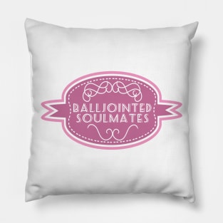 Balljointed Soulmates Design rose Pillow