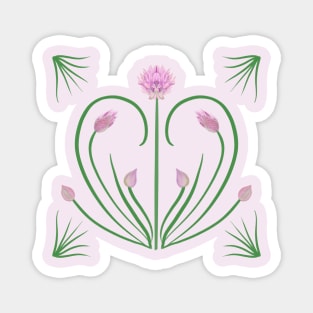 Flowers of chive Magnet