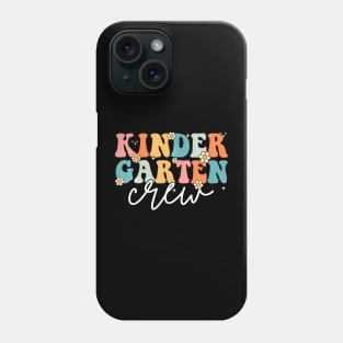 First Day Of Kindergarten  Groovy Back To School Teacher Phone Case