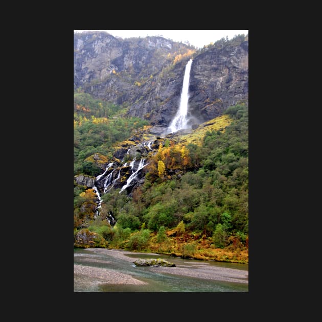 Flamsdalen Valley Flam Norway Scandinavia by AndyEvansPhotos