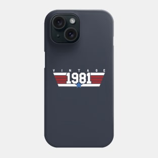 Vintage 1981 Aviator Phone Case