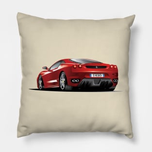 Fast Red Car Pillow