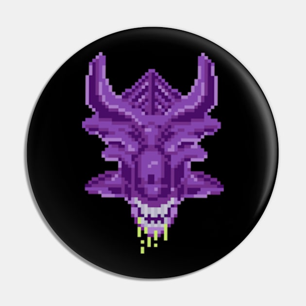 8 Bit Alien Queen Pin by JMADISON